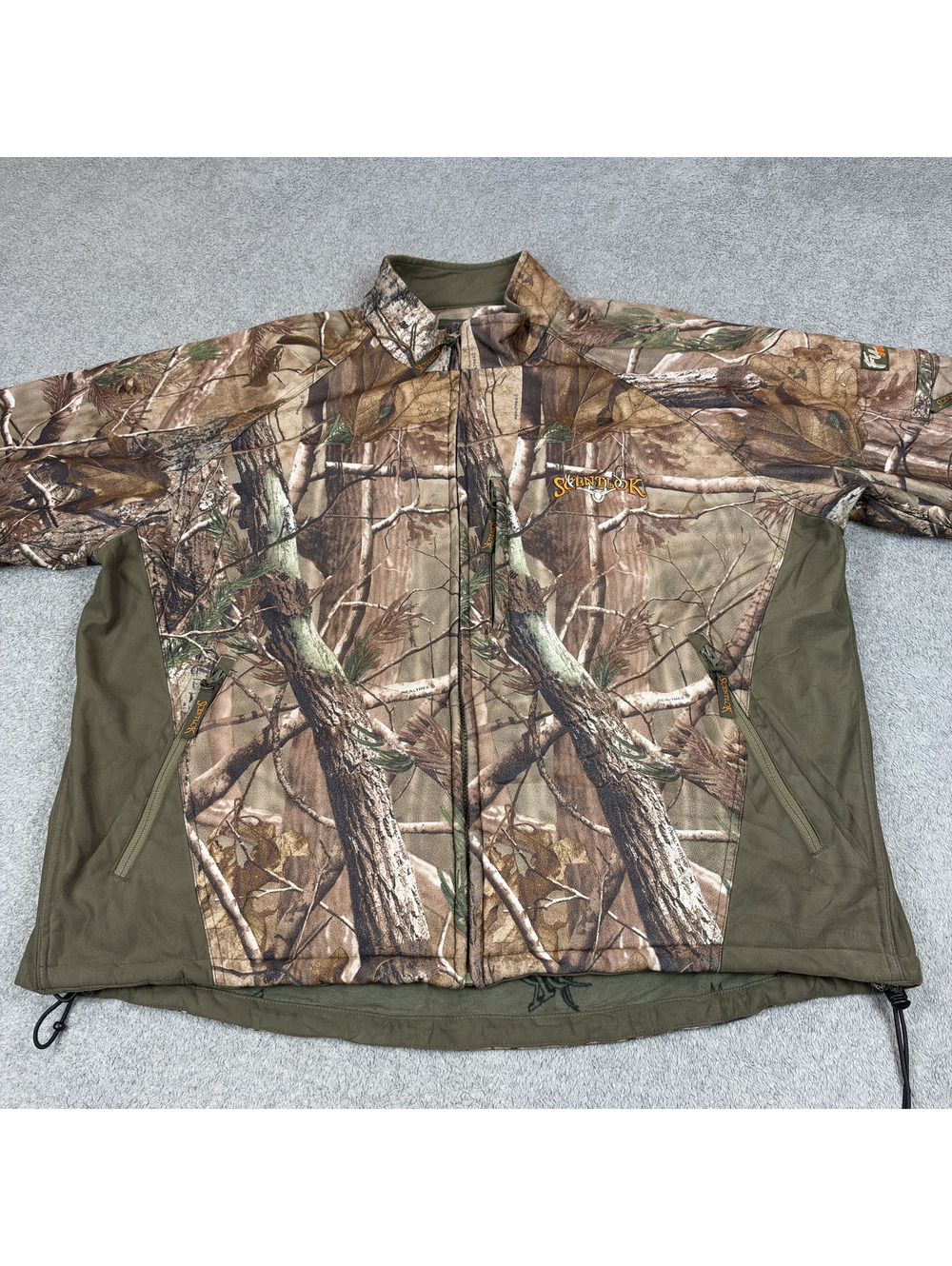 ScentLok Realtree AP Camo Full Season Full Zip Hunting Jacket Mens 2XL